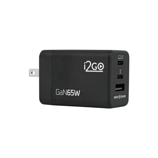 Cargador de Pared 3 Puertos USB-C/USB-A 65W GaN